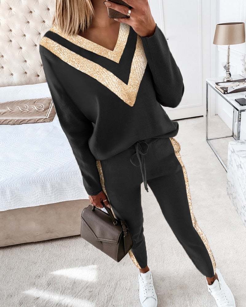 Ensemble de jogging Emma pour femmes | Tenue d'entraînement confortable et élégante
