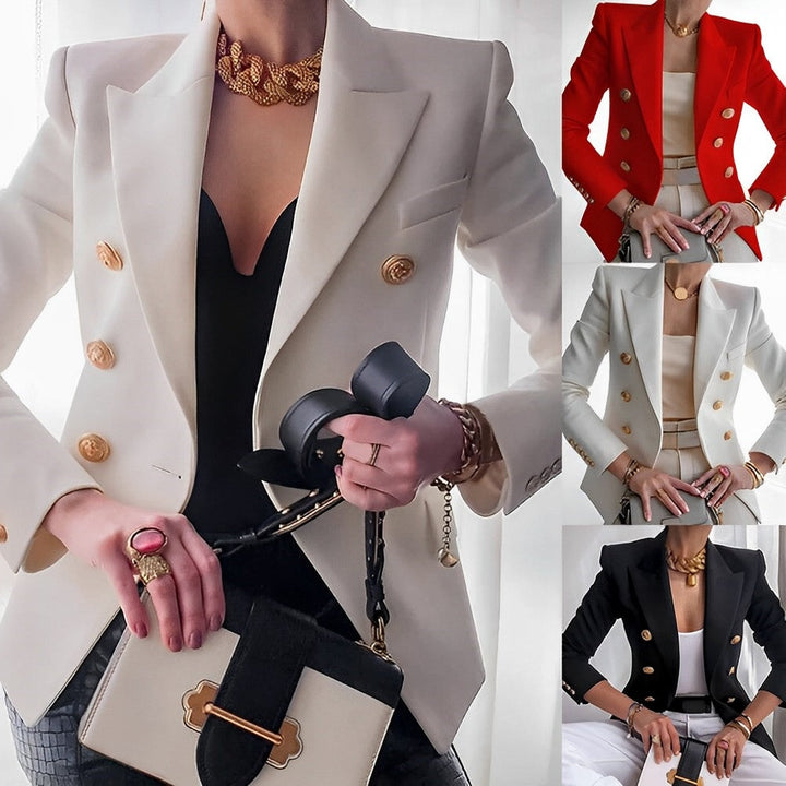 Tiffany - Blazer chic et sophistiqué en vieil argent pour un look élégant