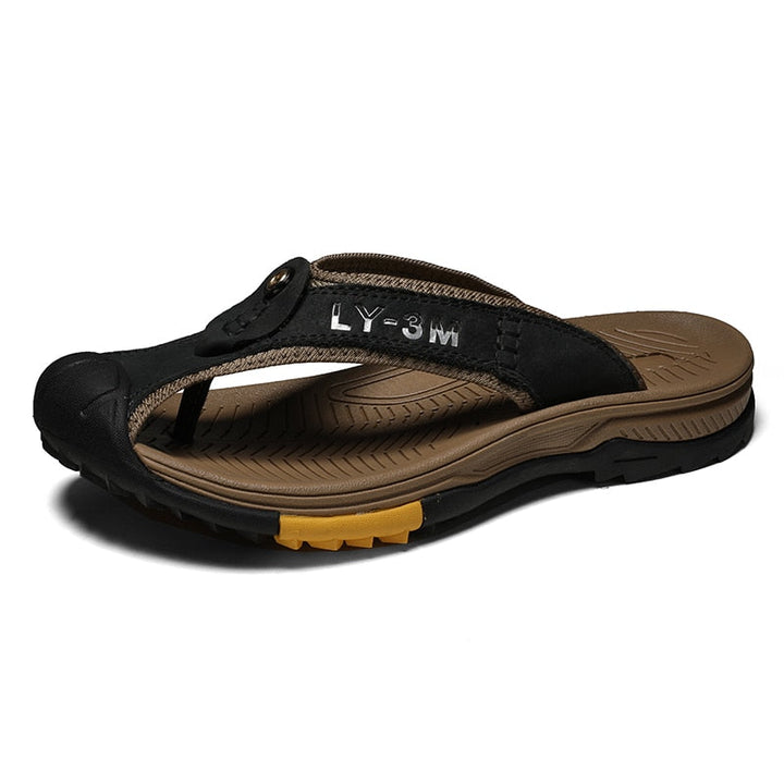 Sandales en cuir pour hommes - Kane, pour des journées d'été élégantes et confortables.