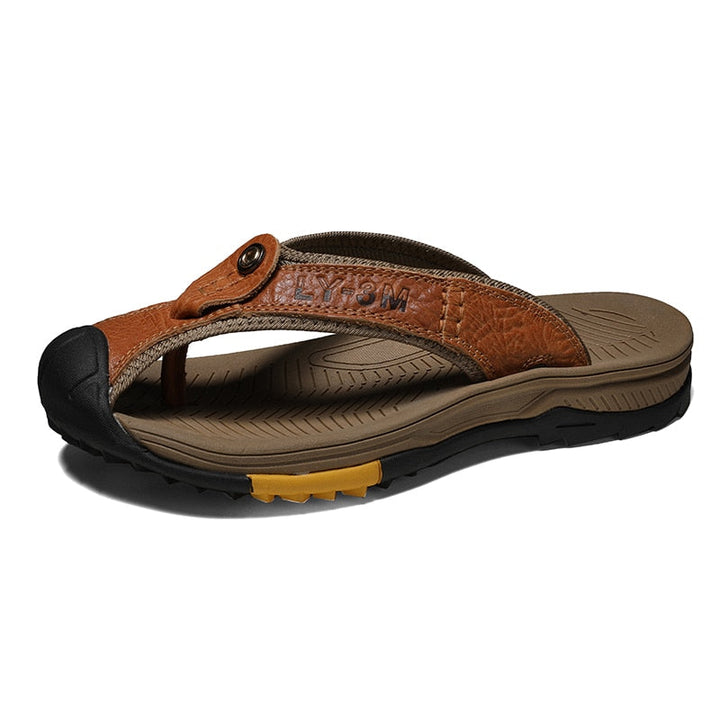 Sandales en cuir pour hommes - Kane, pour des journées d'été élégantes et confortables.