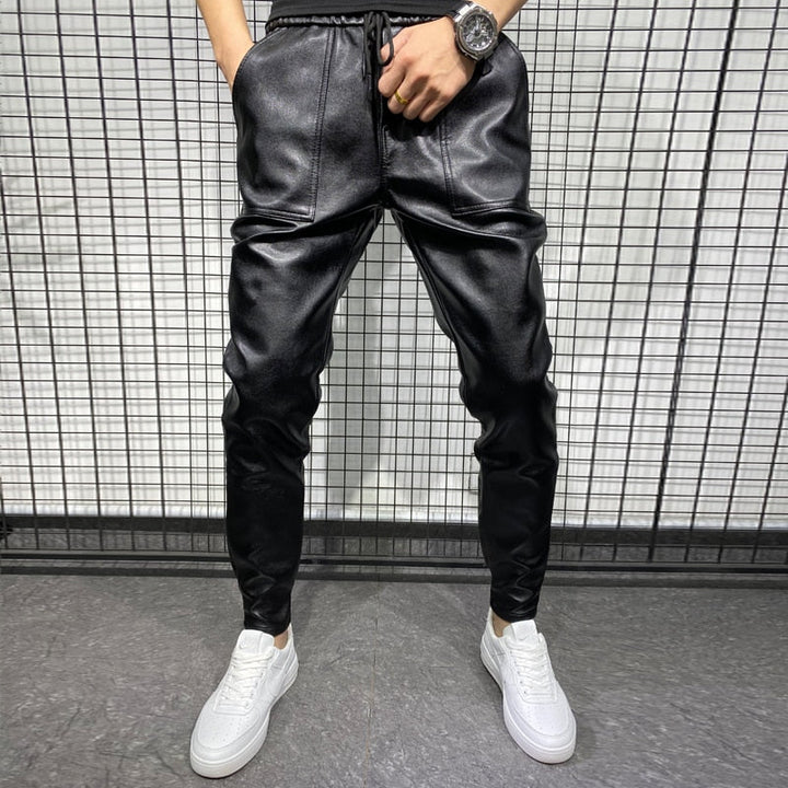 Pantalon en cuir Layton - Tendance et Robuste pour un Look Élégant