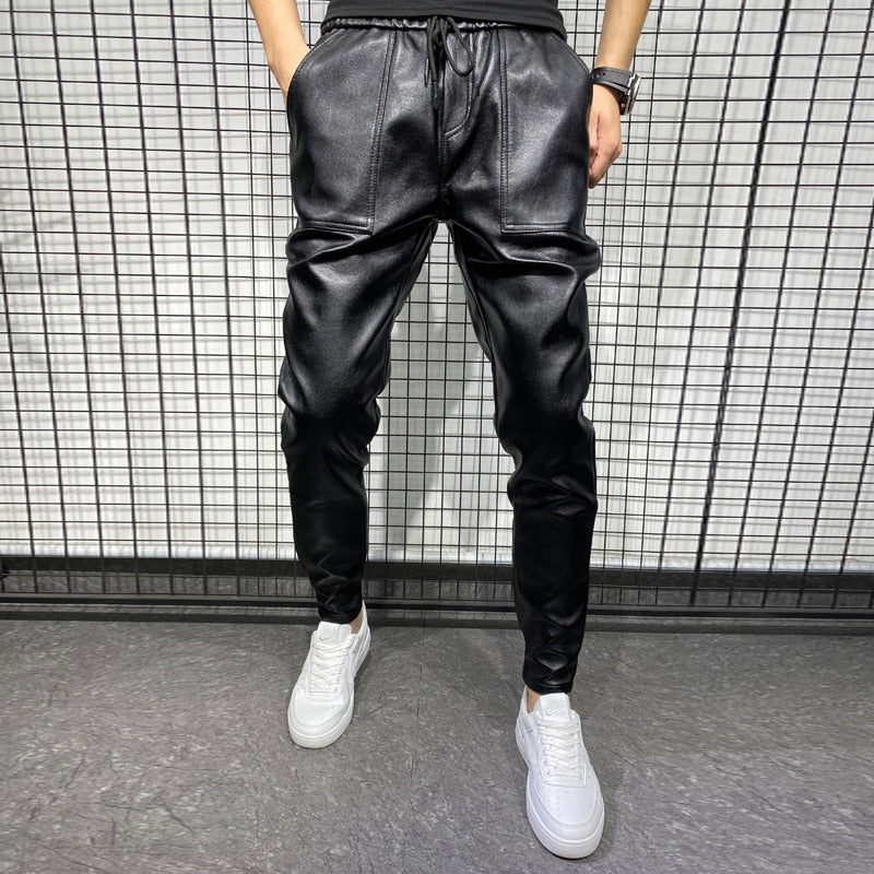 Pantalon en cuir Layton - Tendance et Robuste pour un Look Élégant