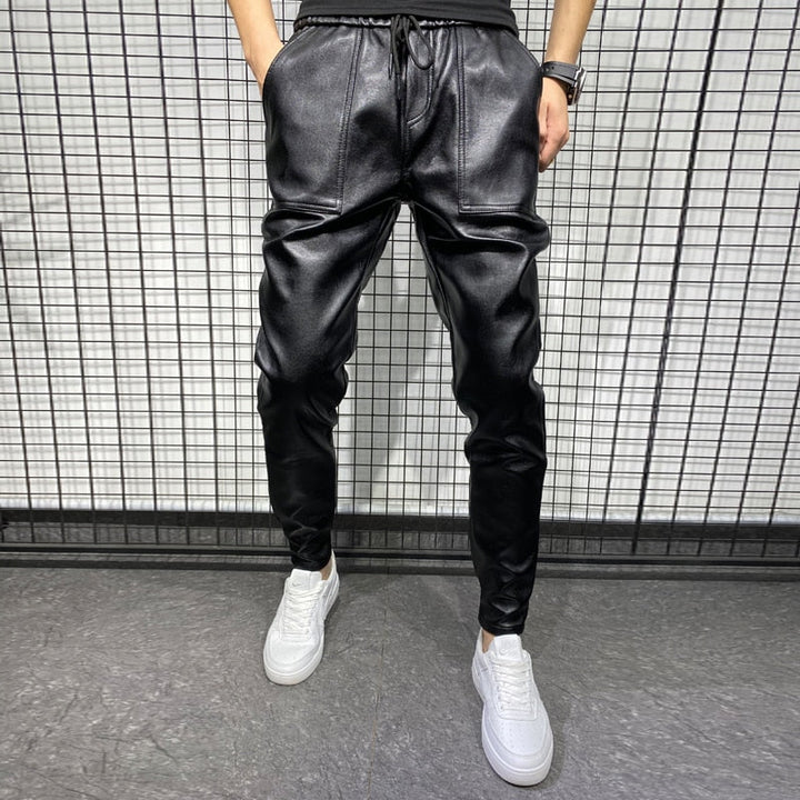 Pantalon en cuir Layton - Tendance et Robuste pour un Look Élégant