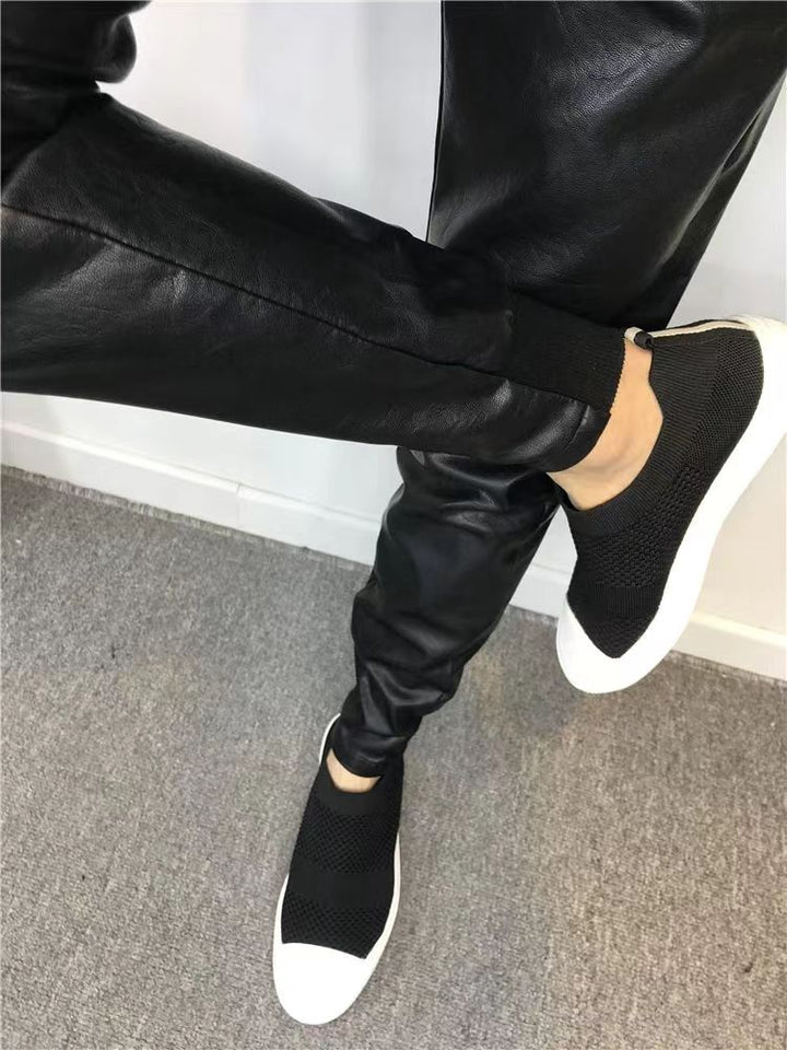 Pantalon en cuir Layton - Tendance et Robuste pour un Look Élégant