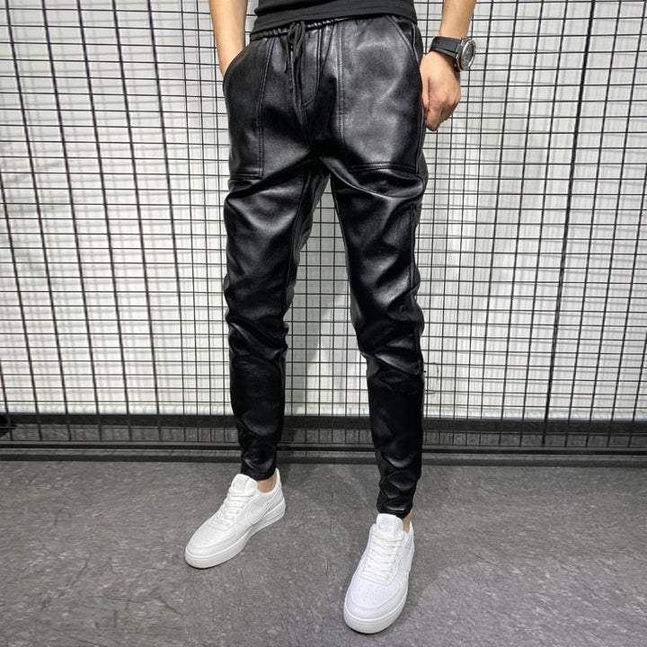 Pantalon en cuir Layton - Tendance et Robuste pour un Look Élégant