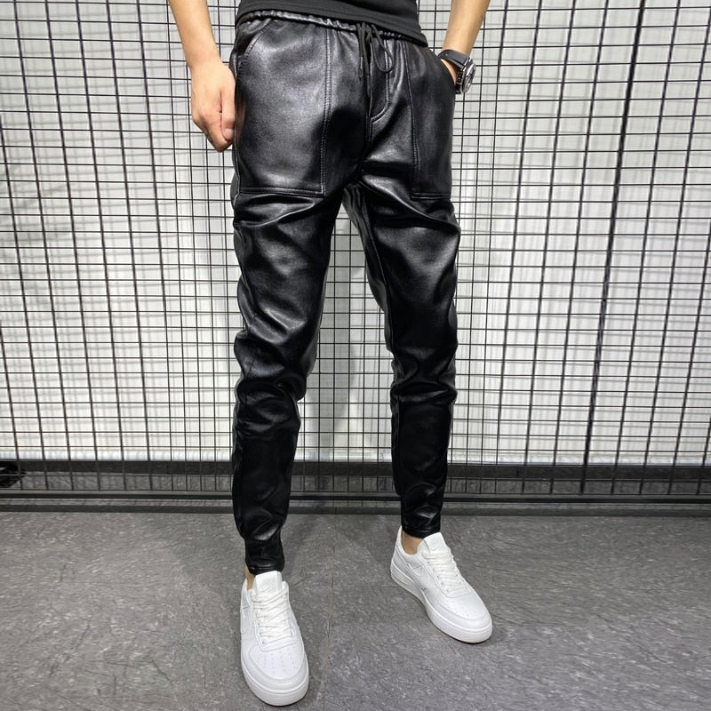 Pantalon en cuir Layton - Tendance et Robuste pour un Look Élégant
