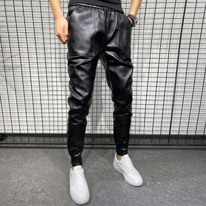 Pantalon en cuir Layton - Tendance et Robuste pour un Look Élégant