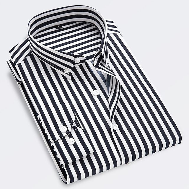 Chemise d'été élégante pour hommes - Coupe ajustée avec col classique et style intemporel