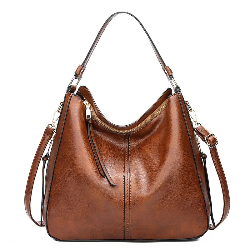 Mae - ensemble élégant de sac à épaule et de pochette en simili cuir de luxe