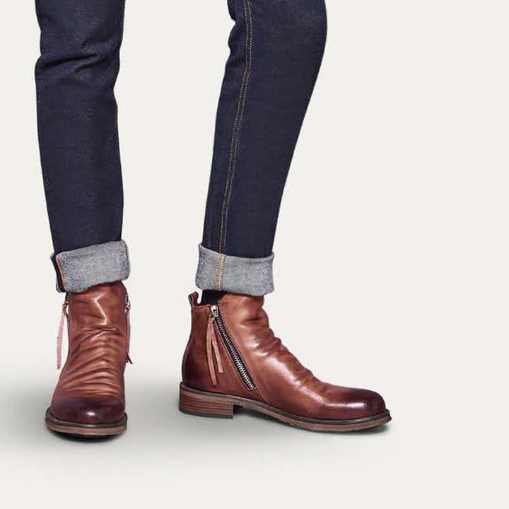 Bottes Chelsea en cuir classique et élégantes Jelle™ pour un style intemporel
