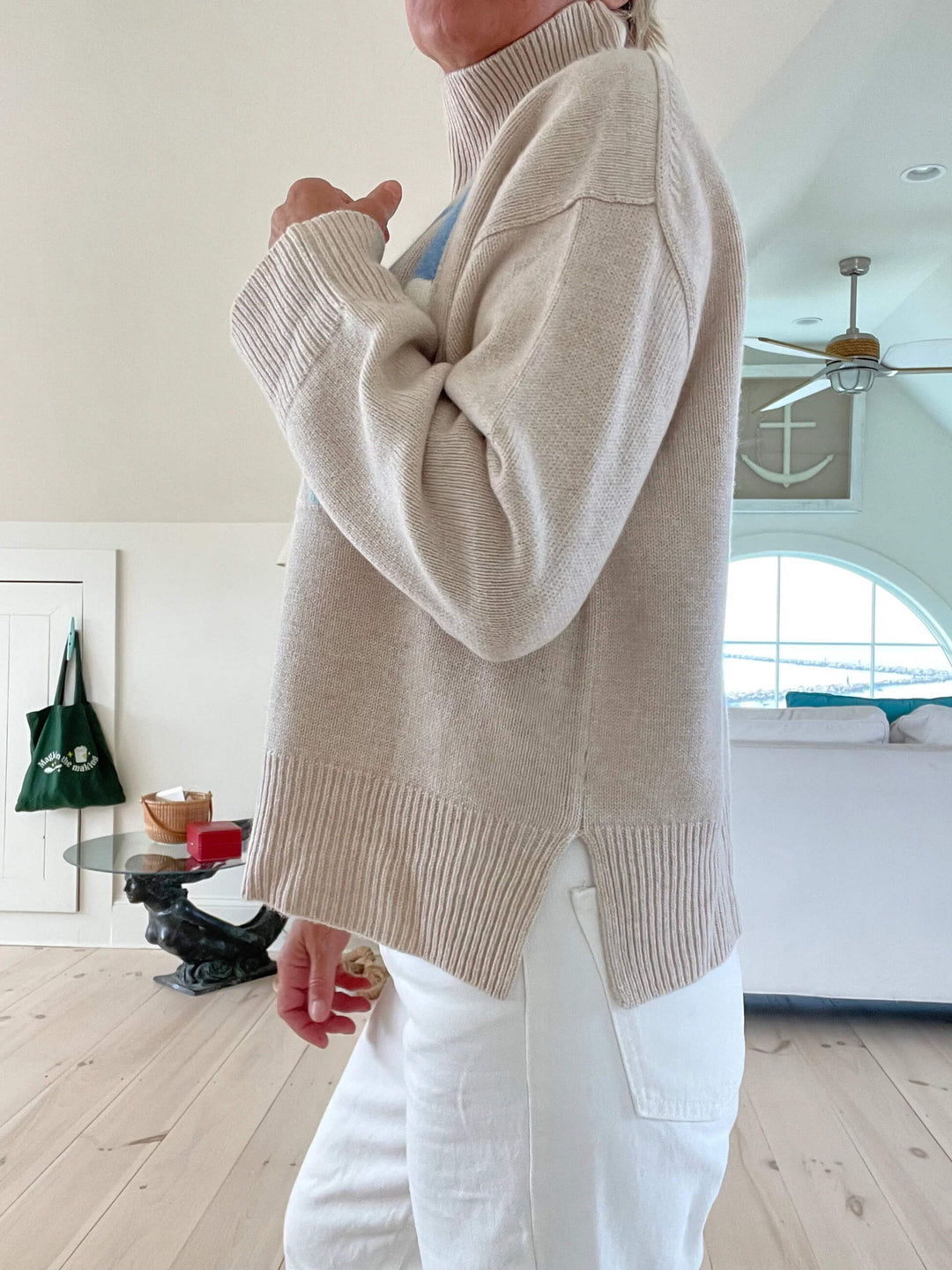 Ilirae - Col roulé tricoté élégant rétro avec une touche vintage pour un look stylé
