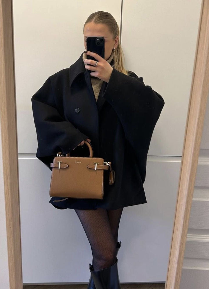 Amélie™ - Manteau en laine grande taille