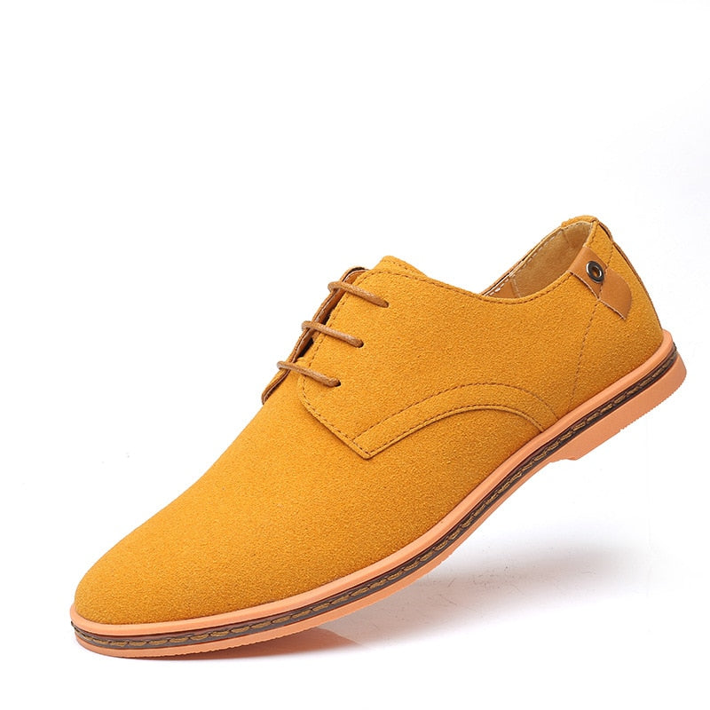 Andries™ Chaussures à Lacets en Suède Luxe et Élégantes pour un Look Sophistiqué