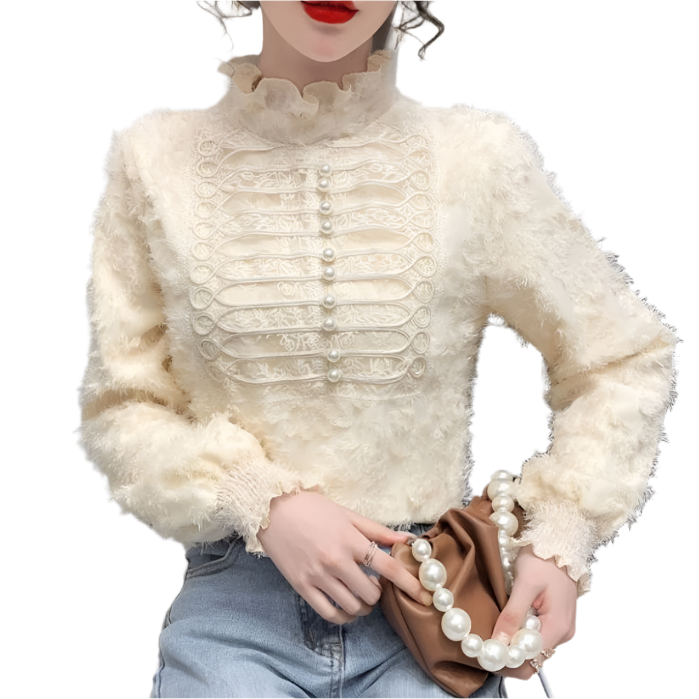 Blouse en Dentelle Élégante Tanith pour un Look Chic