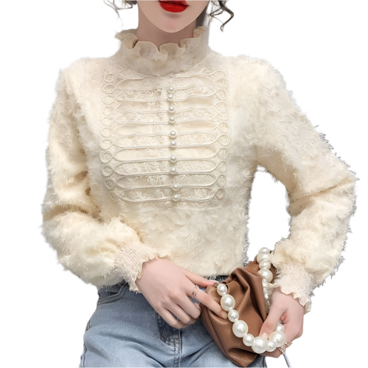 Blouse en Dentelle Élégante Tanith pour un Look Chic