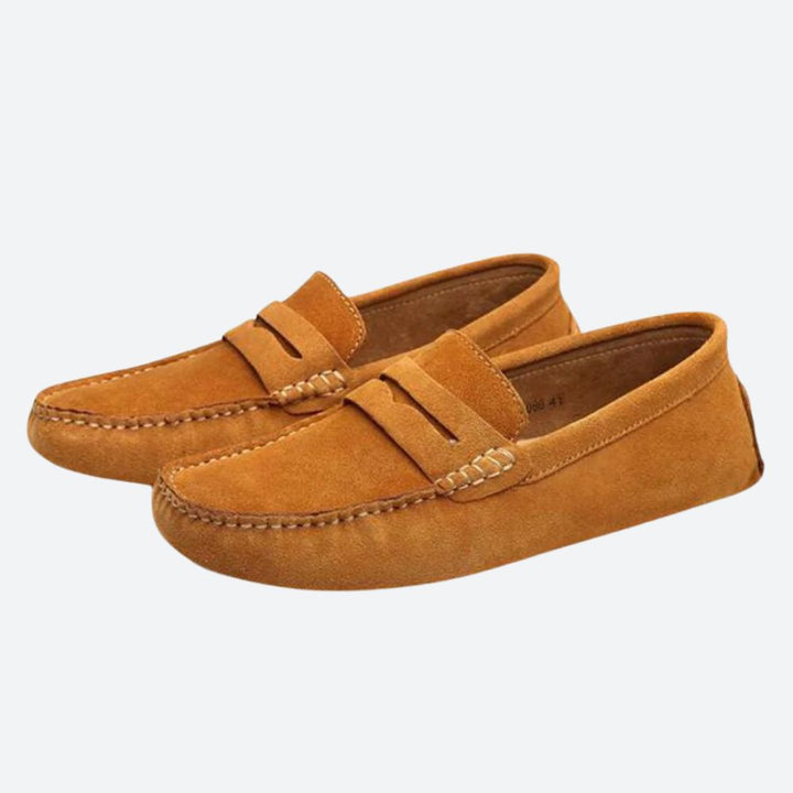 Mocassins légers en daim, à la mode et confortables - Jhonny
