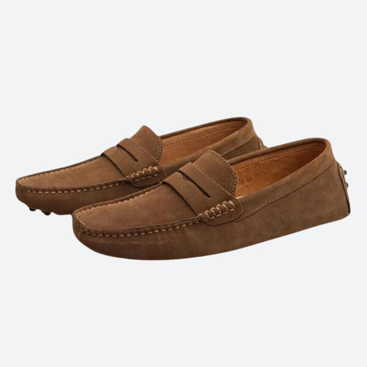 Mocassins légers en daim, à la mode et confortables - Jhonny