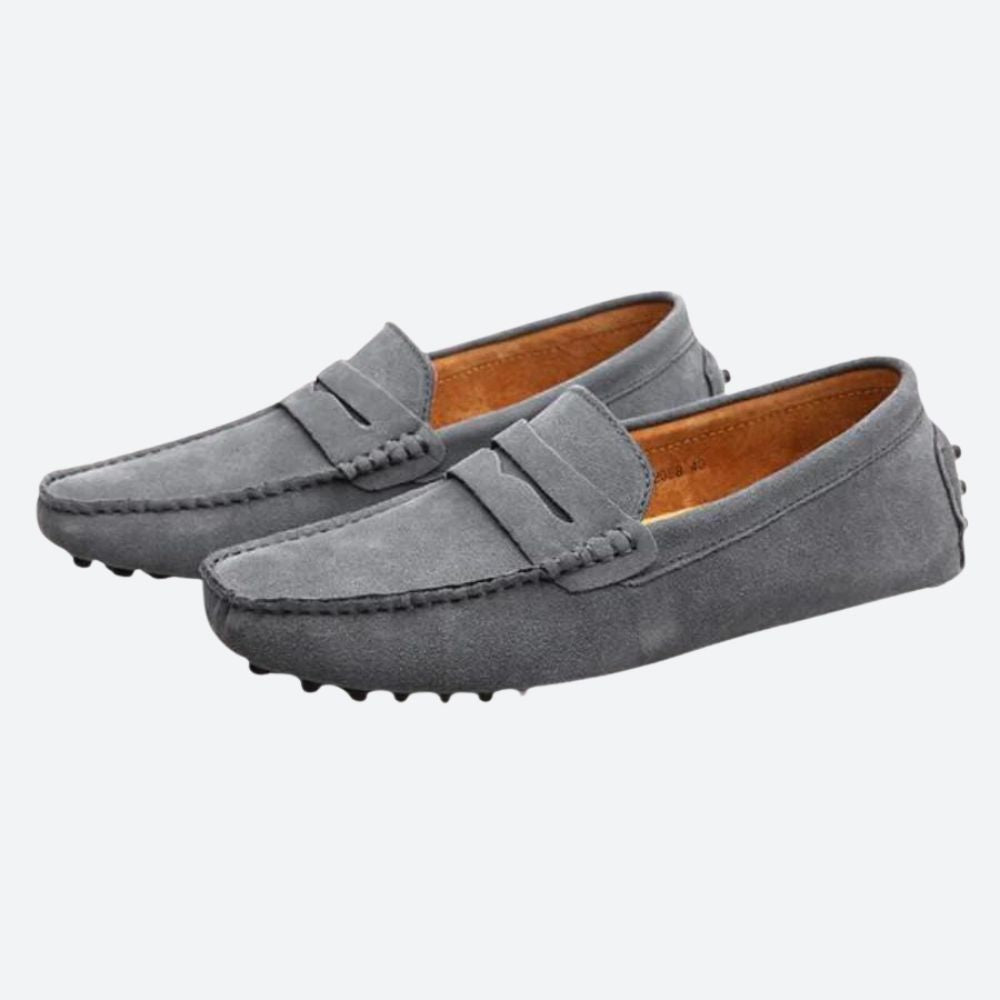 Mocassins légers en daim, à la mode et confortables - Jhonny