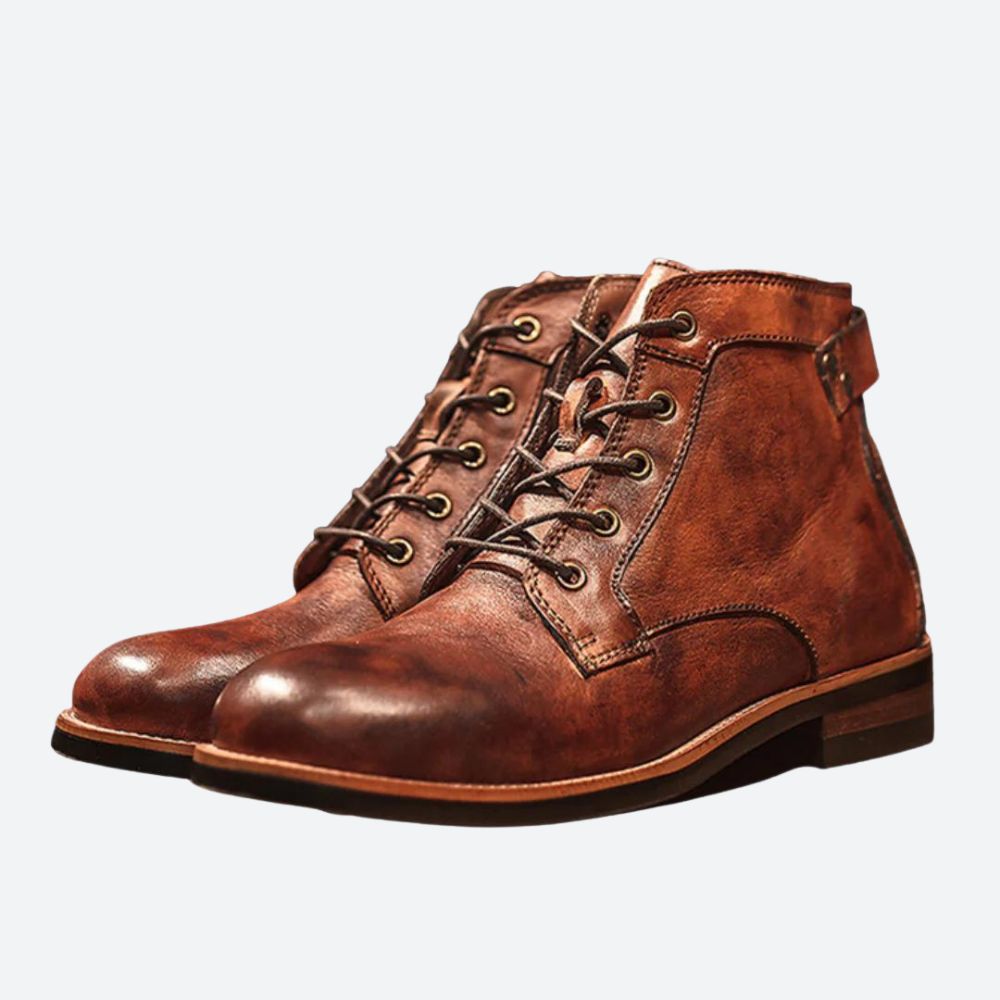 Bottes en cuir stylées pour hommes - Jiggy