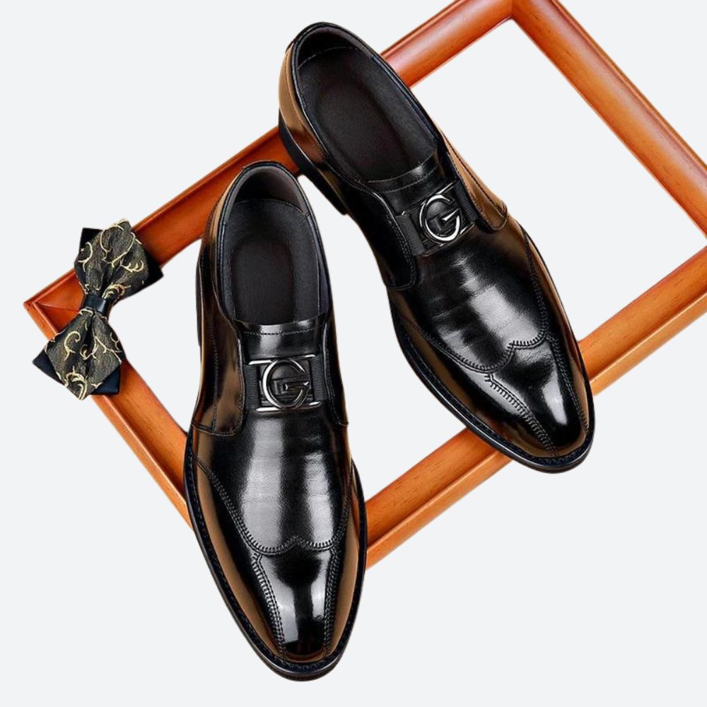 Élégantes chaussures en cuir faites main pour hommes - Jojo