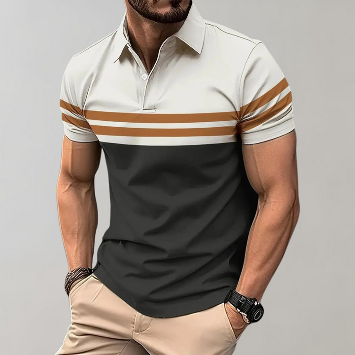 James - Polo décontractée à rayures confortable pour hommes