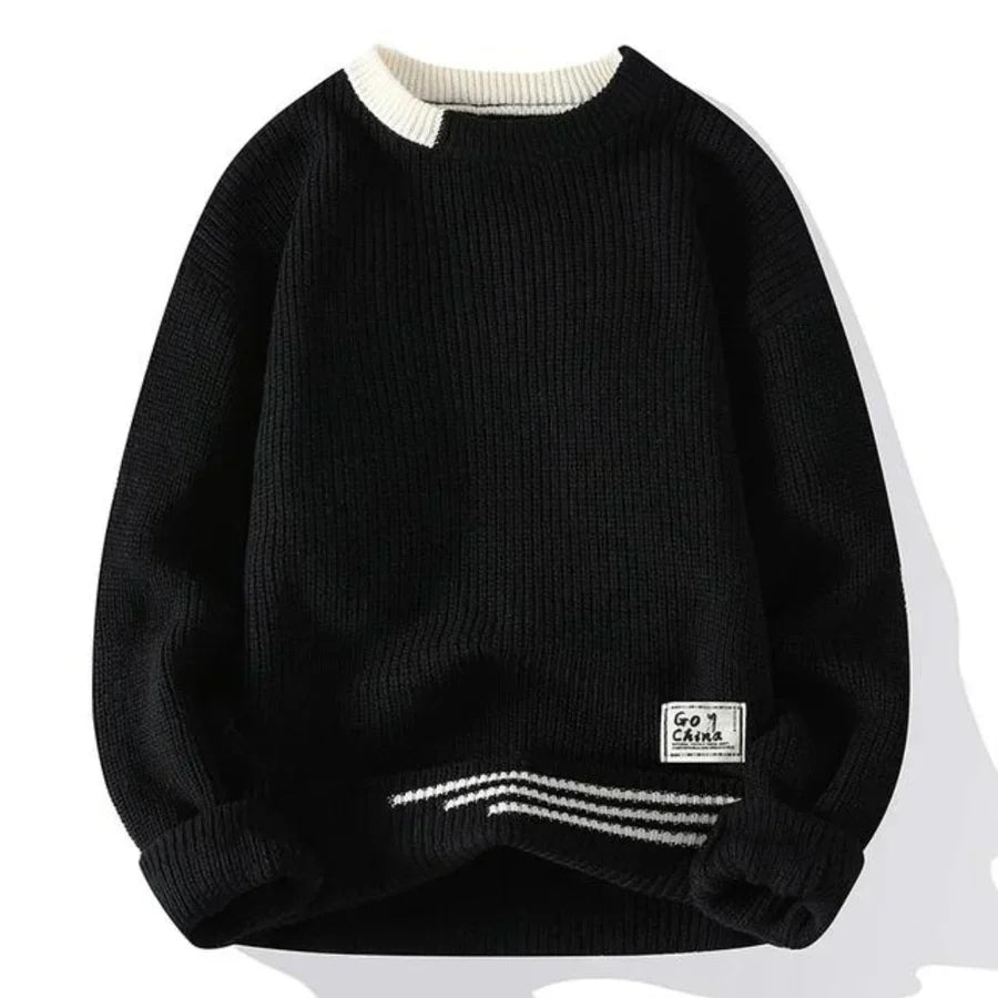 Stefan™ Pull tricot tendance oversize pour un style élégant