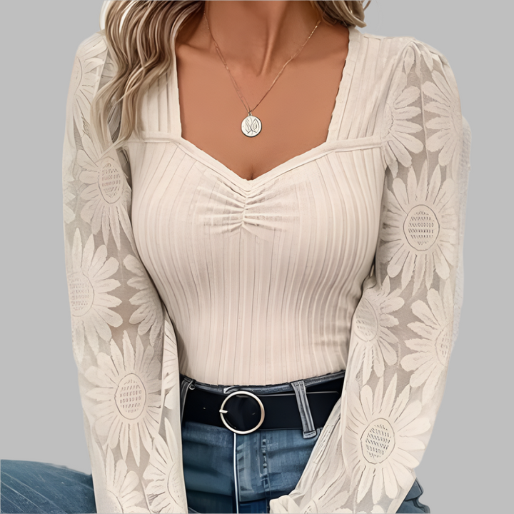 Araceli | Top en tricot côtelé élégant pour une allure sophistiquée