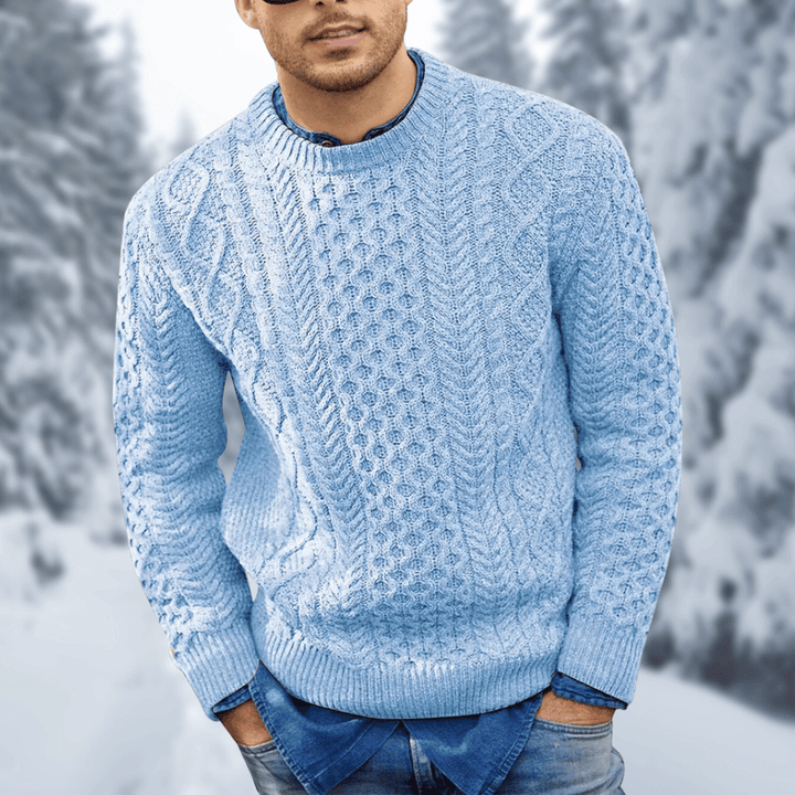 Kyan™ Luxe Pull and Laine pour Hommes : Chaleur et Elegance pour cet Hiver