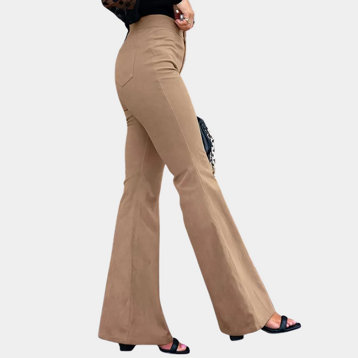 Evolethe - un pantalon femme évasé élégant et raffiné pour un look sophistiqué.