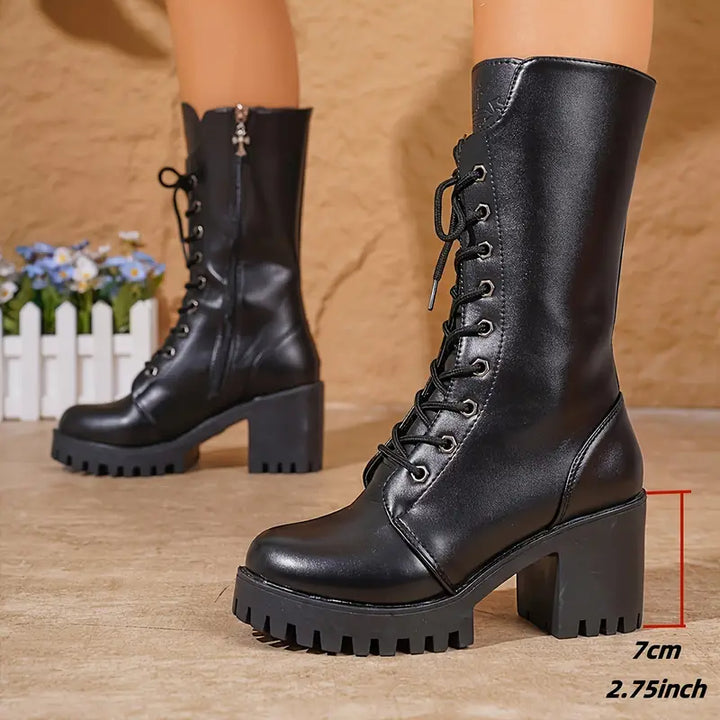 Bottes à lacets pour femmes Fleur™ Élégantes et Robustes