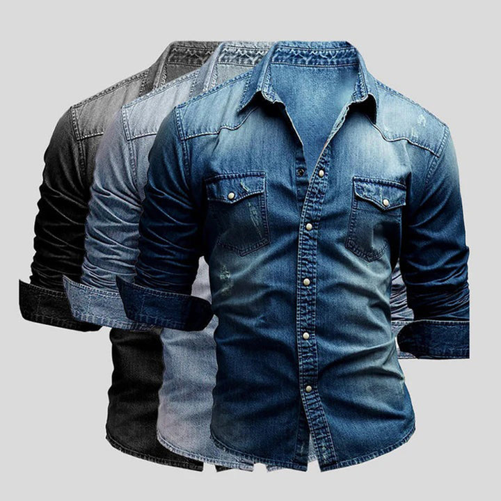 Lars - Chemise décontractée élégante à manches longues pour toutes les occasions