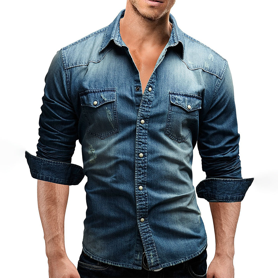 Lars - Chemise décontractée élégante à manches longues pour toutes les occasions