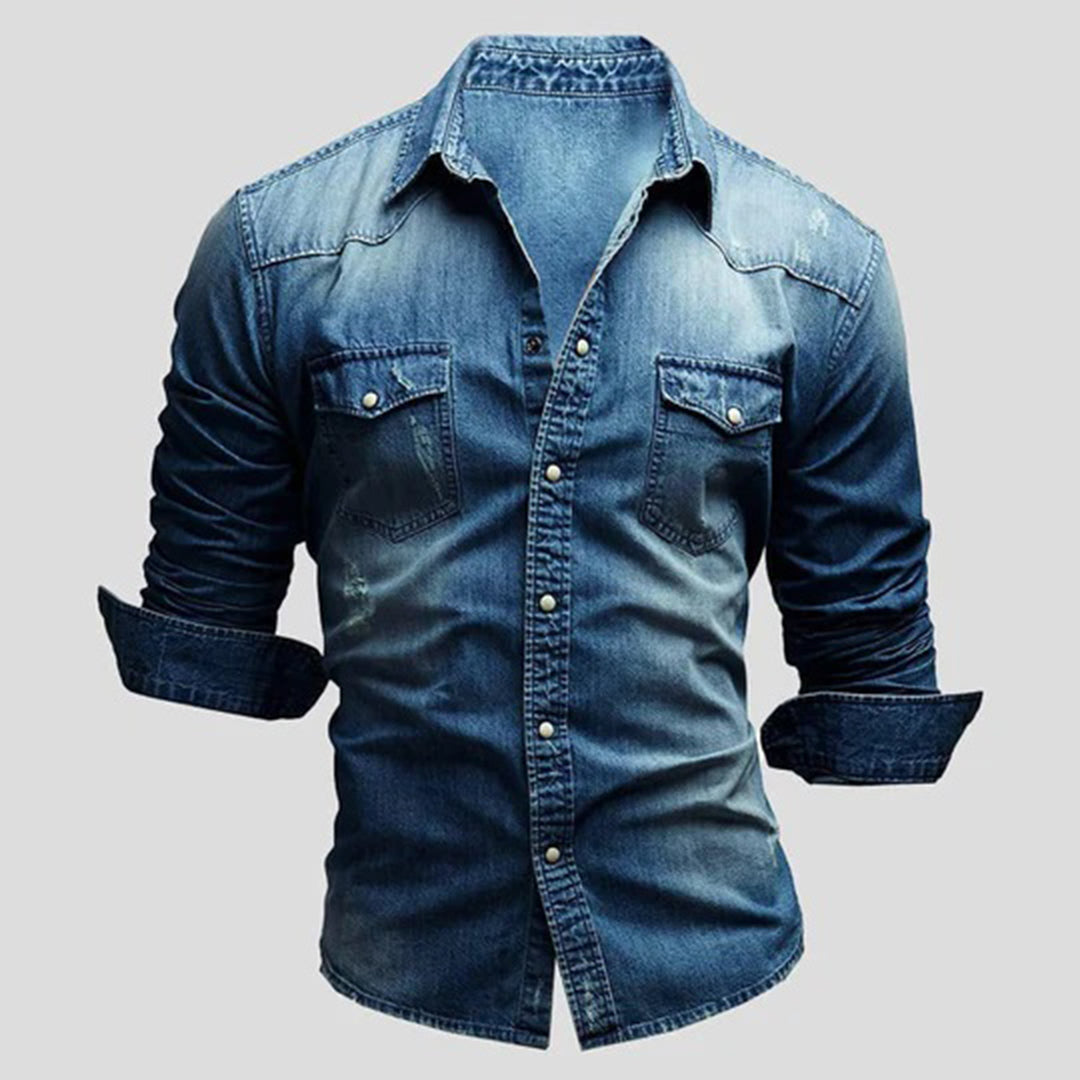 Lars - Chemise décontractée élégante à manches longues pour toutes les occasions