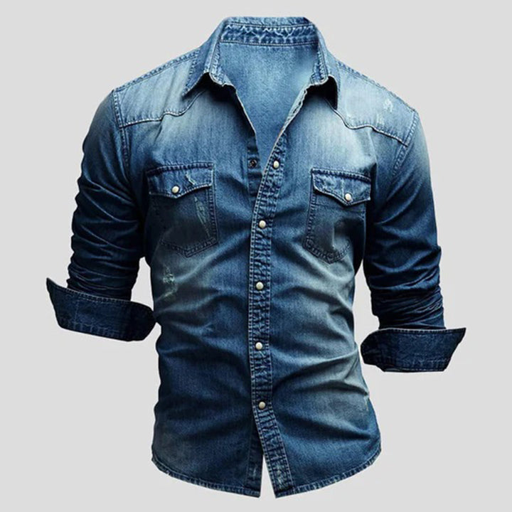 Lars - Chemise décontractée élégante à manches longues pour toutes les occasions
