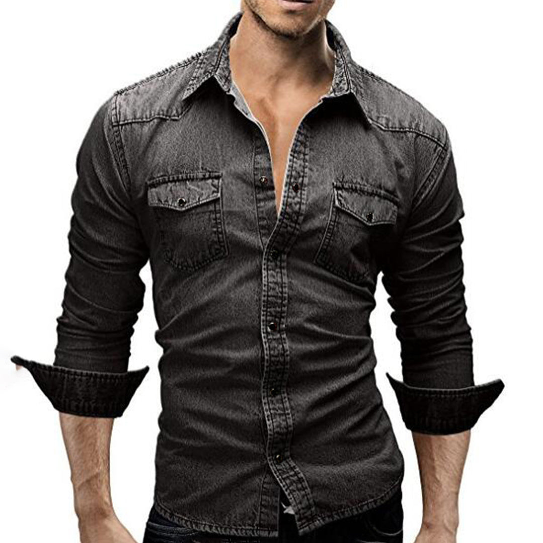 Lars - Chemise décontractée élégante à manches longues pour toutes les occasions