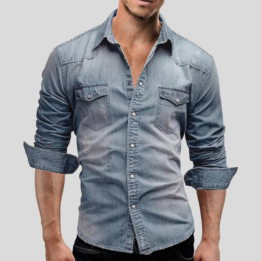 Lars - Chemise décontractée élégante à manches longues pour toutes les occasions