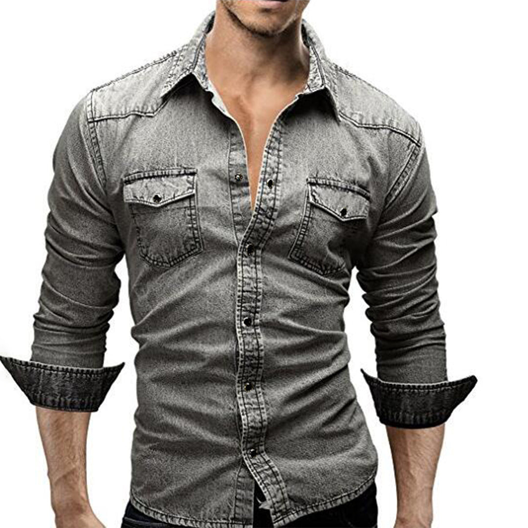 Lars - Chemise décontractée élégante à manches longues pour toutes les occasions