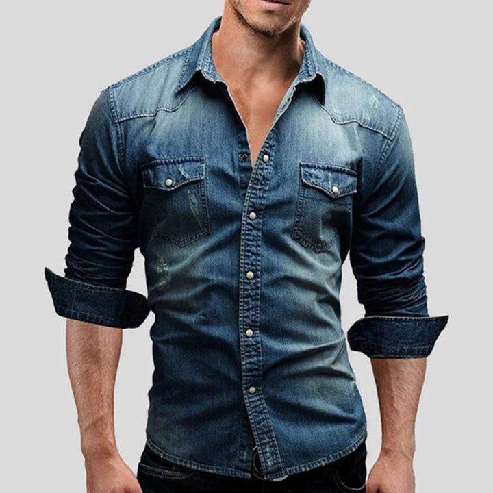 Lars - Chemise décontractée élégante à manches longues pour toutes les occasions
