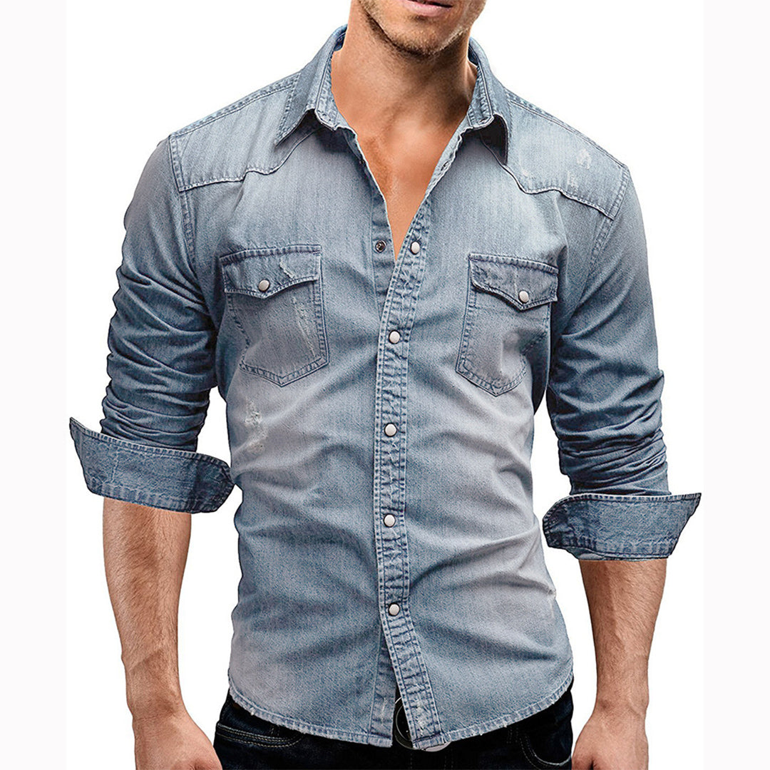 Lars - Chemise décontractée élégante à manches longues pour toutes les occasions