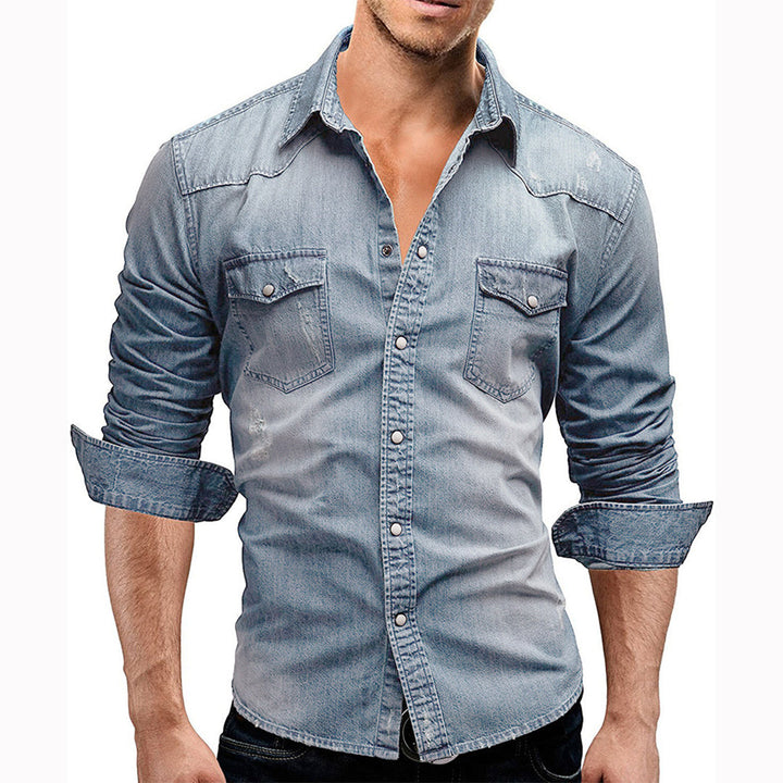 Lars - Chemise décontractée élégante à manches longues pour toutes les occasions