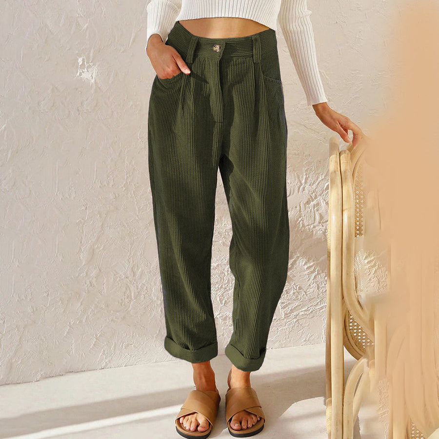 Elantha - un pantalon de printemps élégant et confortable pour une allure fraîche.