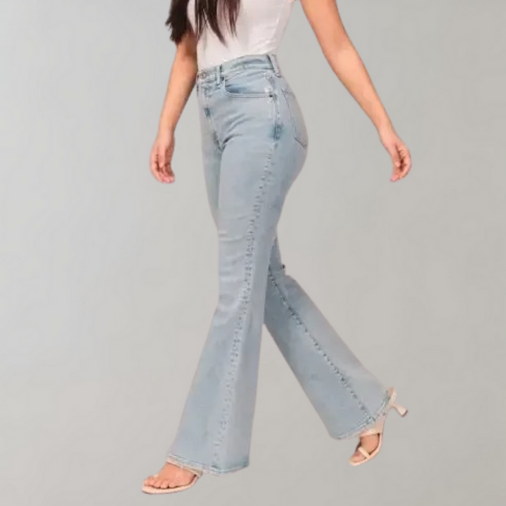 Pantalon flare Velistia pour femmes - des jambes larges élégantes et confortables pour un look parfait.