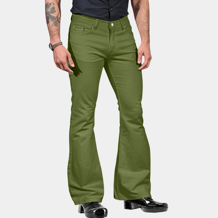 Linn - Pantalon flare tendance pour hommes