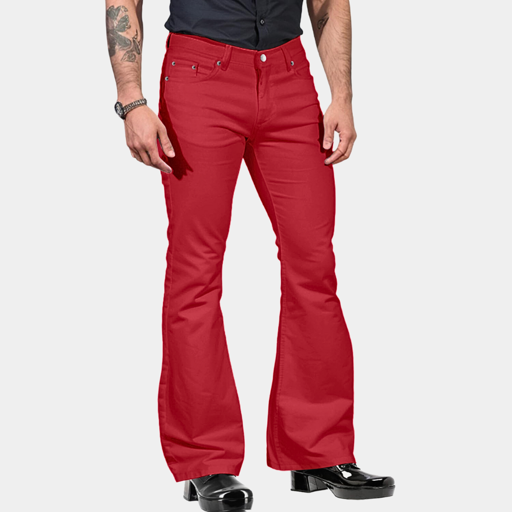 Linn - Pantalon flare tendance pour hommes