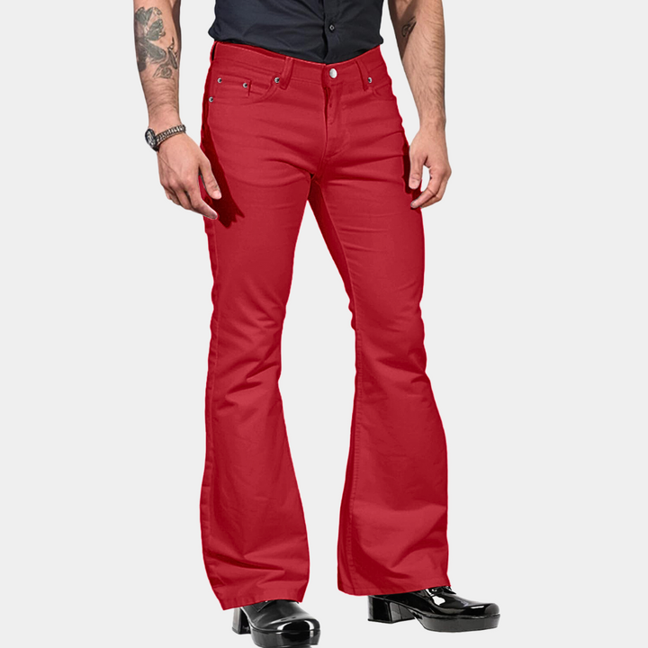 Linn - Pantalon flare tendance pour hommes