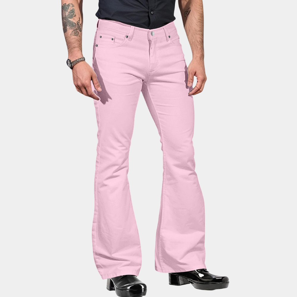 Linn - Pantalon flare tendance pour hommes