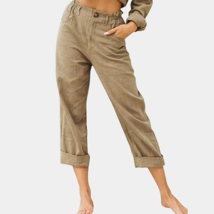 Livia - Pantalon Femme Confortable et Tendance pour Chaque Occurrence
