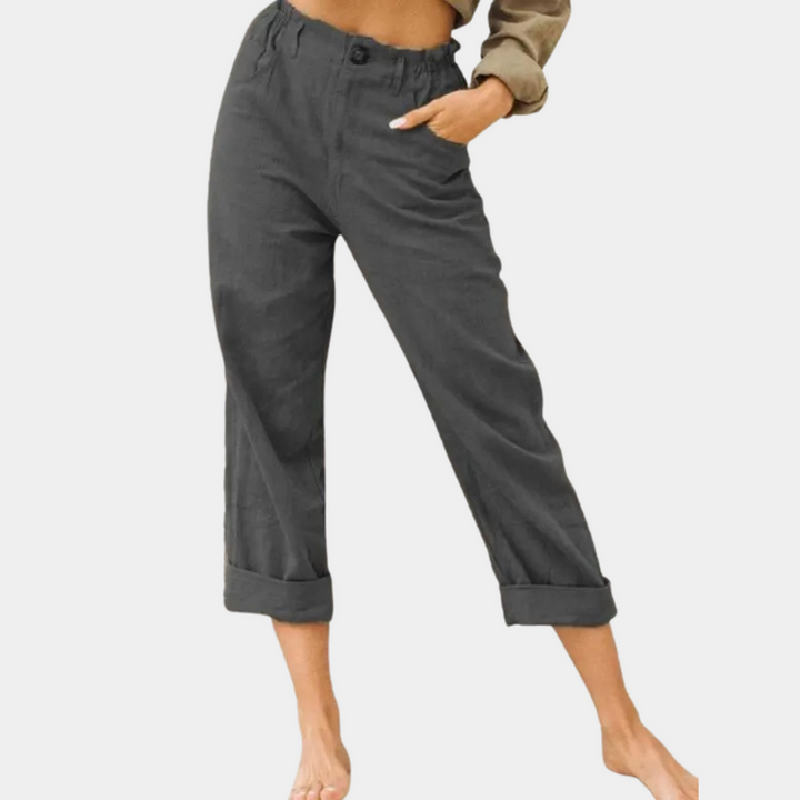 Livia - Pantalon Femme Confortable et Tendance pour Chaque Occurrence