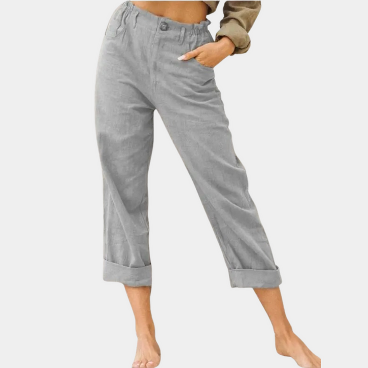 Livia - Pantalon Femme Confortable et Tendance pour Chaque Occurrence