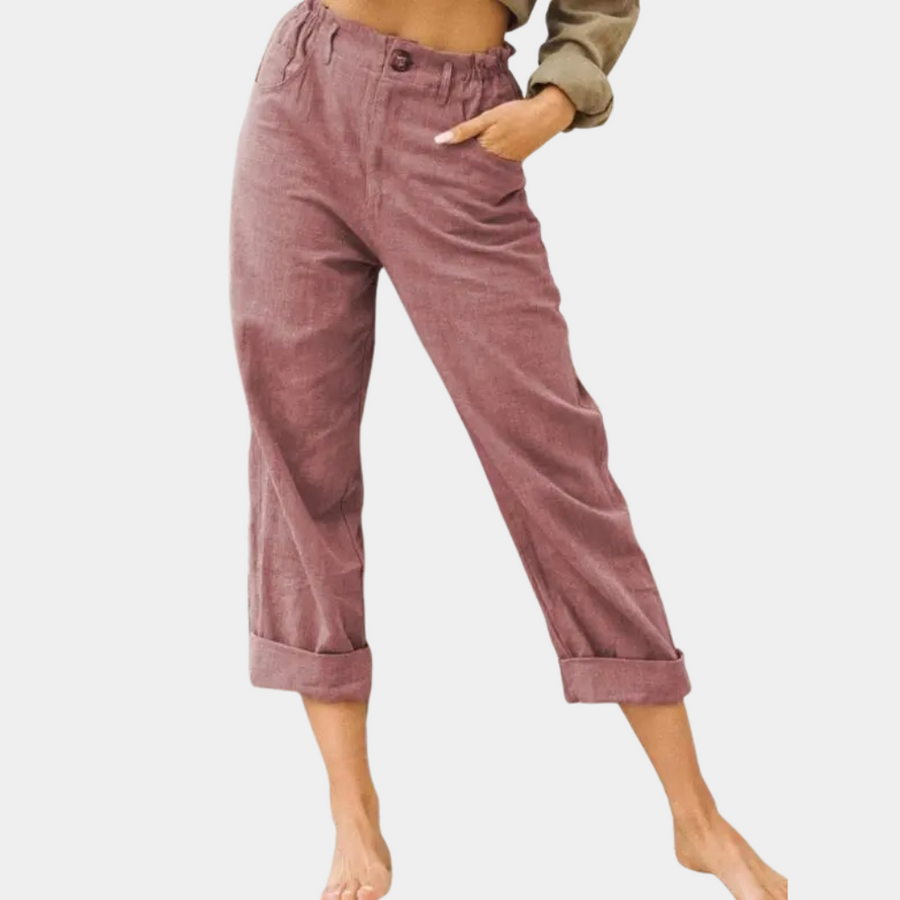 Livia - Pantalon Femme Confortable et Tendance pour Chaque Occurrence